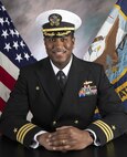 Studio portrait of Cmdr. Chris Norris