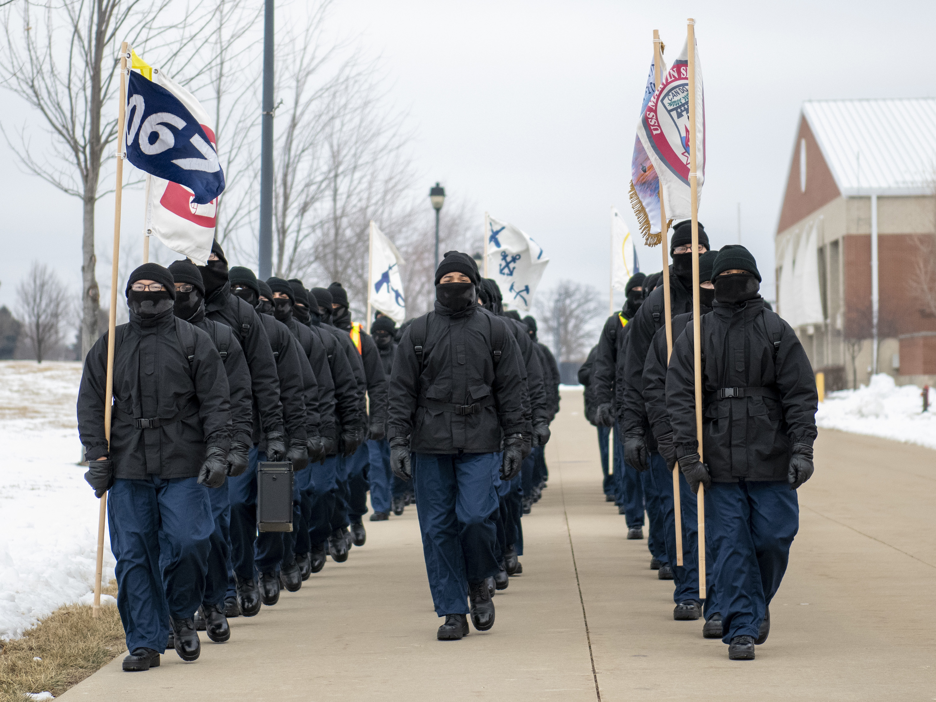 Navy boot camp winter clearance