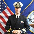 Studio portrait of Cmdr. Ameian Jeremiah