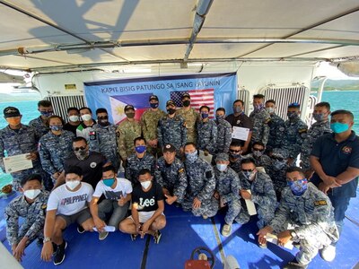 U.S. Military and Philippine Coast Guard Conduct Tactical Combat Casualty Care Training in Palawan
