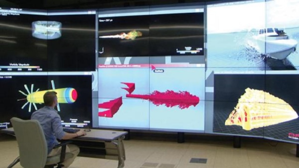 Multiple screens displaying military information
