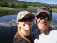Chief Master Sgt. Joshua Bragg, 341st Operations Group superintendent, and wife Mrs. JoAnna Bragg, local nursing assistant, pose for a photo during an Air Force event. (courtesy photo)
