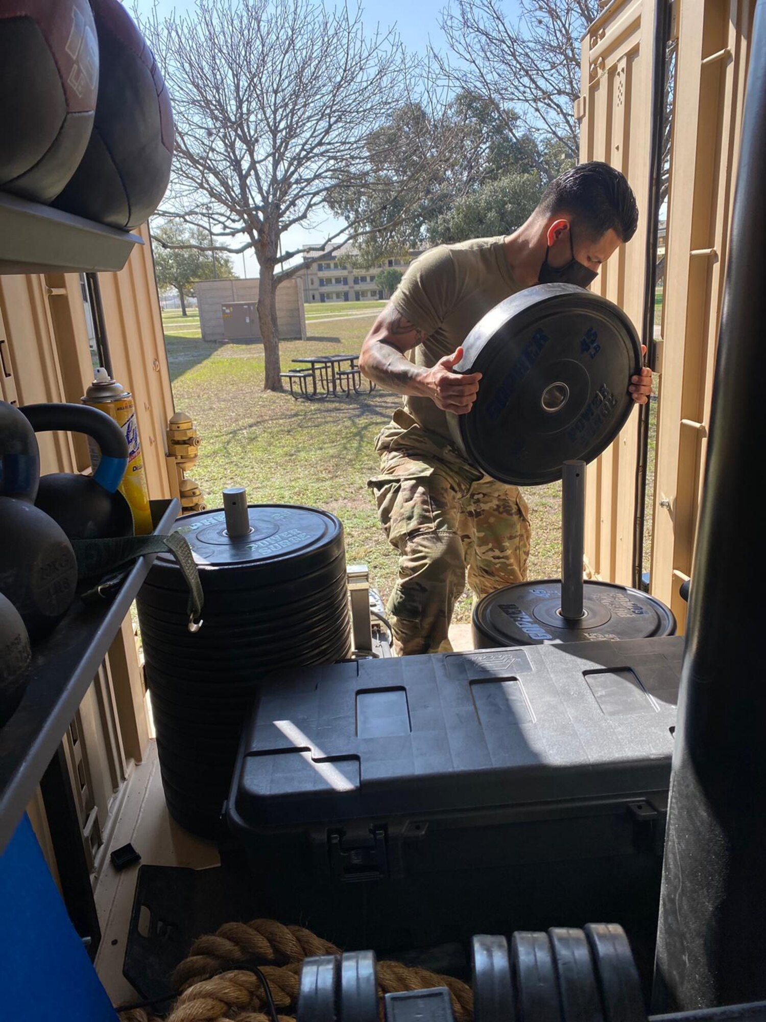 Beaver Fit Gym Boxes at Joint Base San Antonio-Lackland, Texas, provide better access to members.