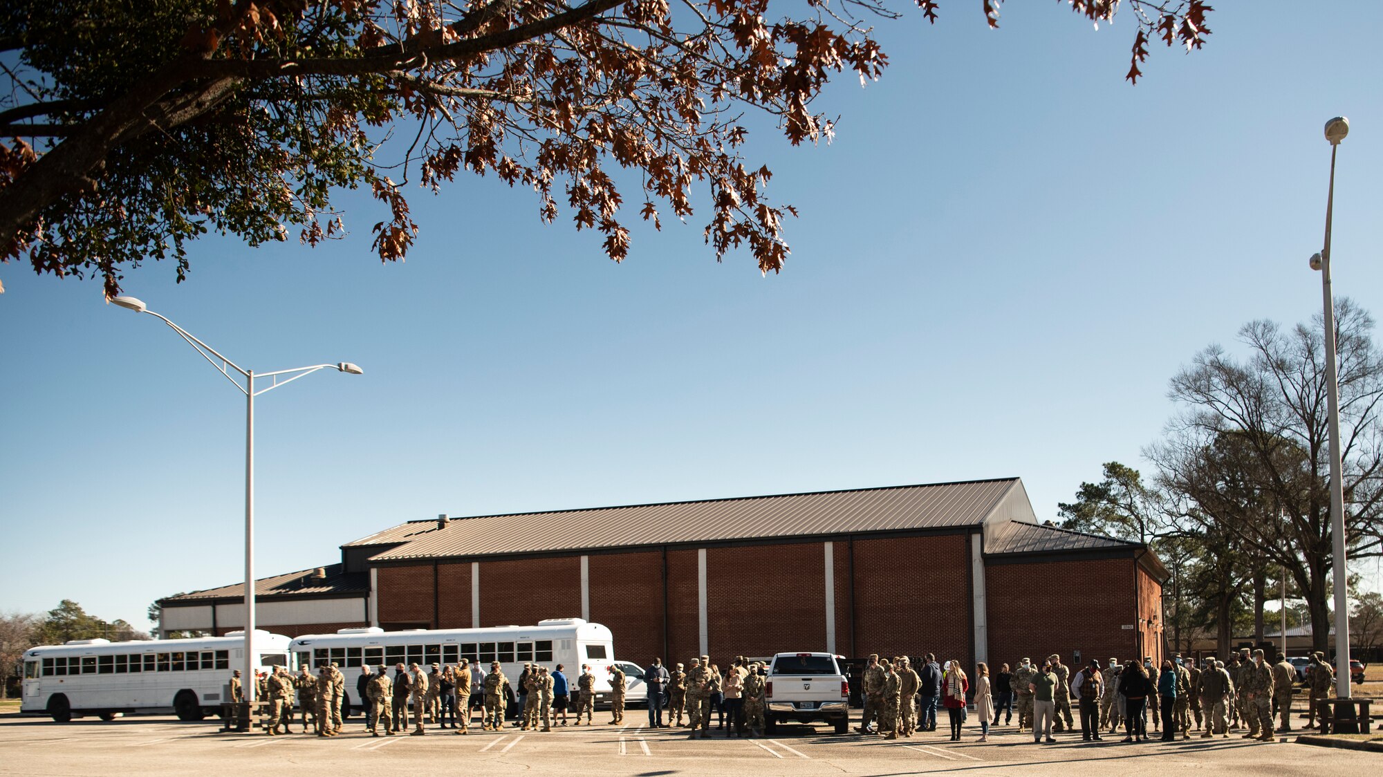 Team Seymour Airmen return to Seymour Johnson Air Force Base, Jan. 13, 2021, after being deployed.