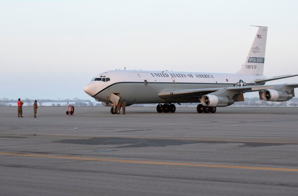 A photo of a hangar for a story on Offutt's move to the Lincoln, NE Airport