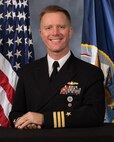 Studio portrait of Cmdr. Lawrence Heyworth IV