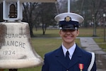 SN Di Vizio will represent the Coast Guard during the Super Bowl this Sunday, as part of the Joint Servics Color Guard.