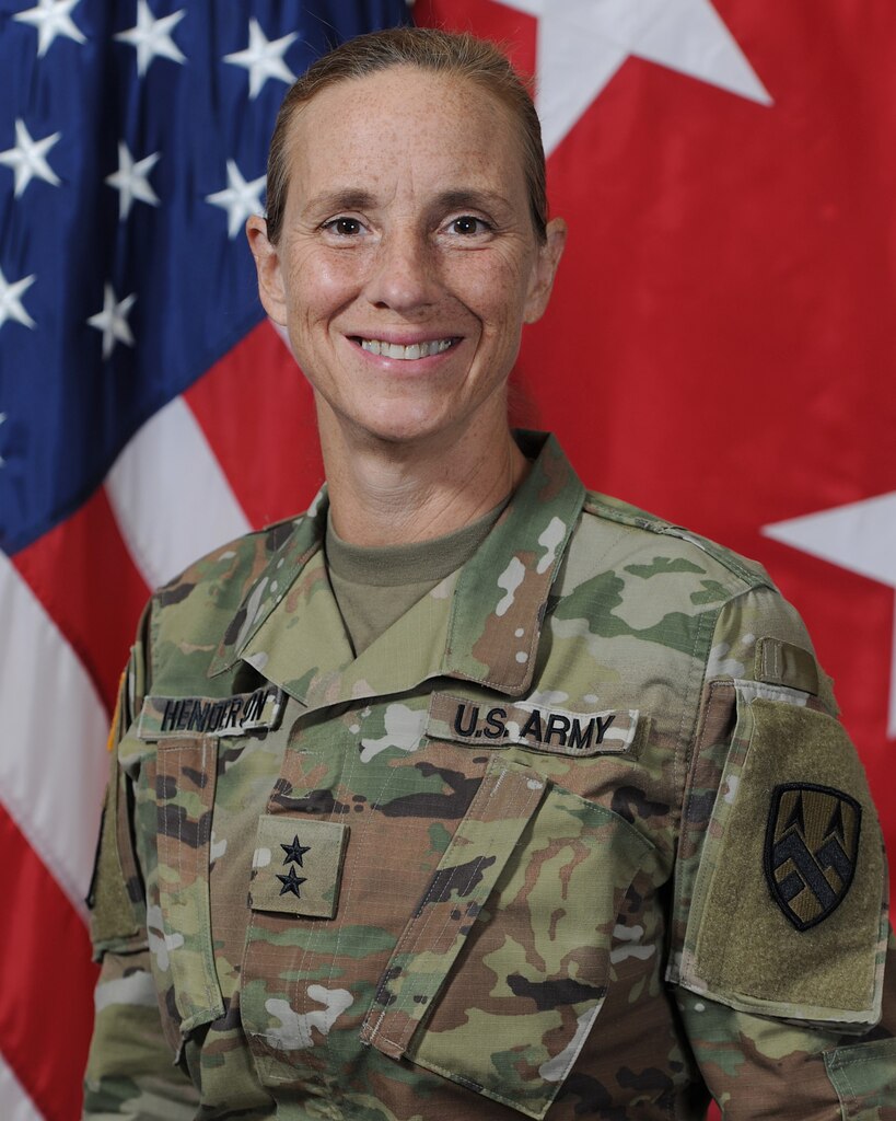 Maj. Gen. Susan Henderson official photo as 377th TSC Commanding General (OCP)