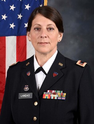 CW4 Kathleen S. Landas currently serves as command chief warrant officer for the 99th Readiness Division