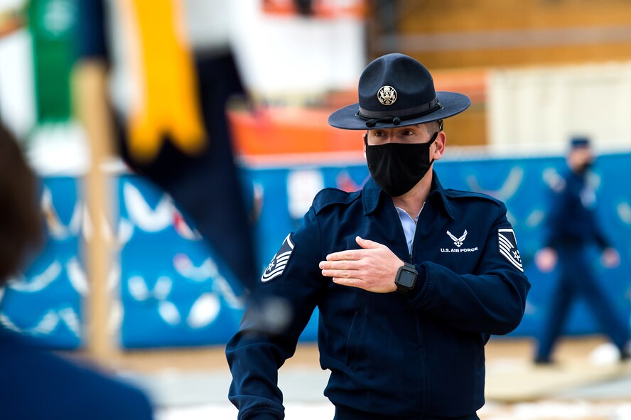 U.S. Air Force Academy Drill and Ceremonies Training Feb. 2021