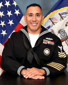 Petty Officer 1st Class Christopher Thomas, Navy Talent Acquisition Group San Antonio Nuclear Propulsion Officer Candidate recruiter,  has been selected by the Navy Recruiting Command as the Nuclear Propulsion Officer Candidate Recruiter of the Year, Nation for fiscal year 2020.