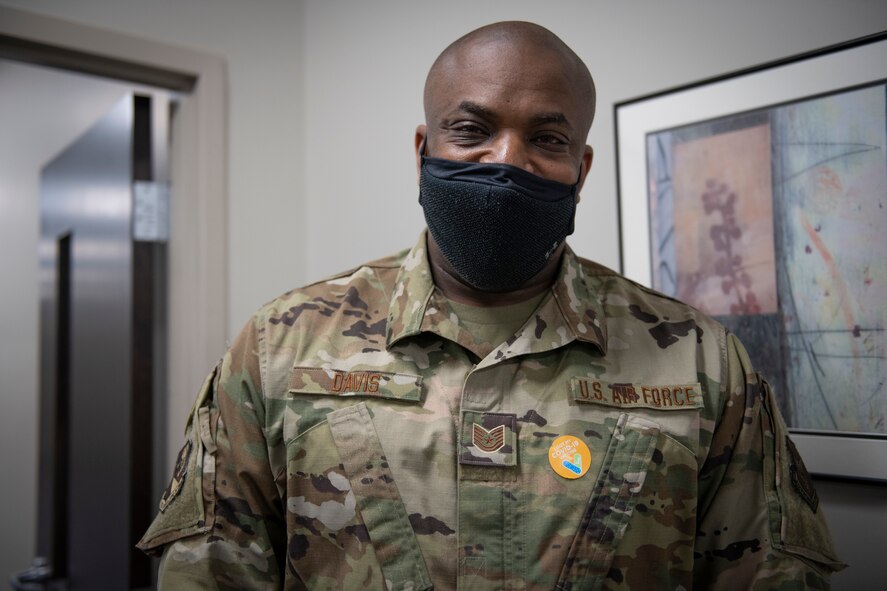 Photo of an Airman looking at the camera