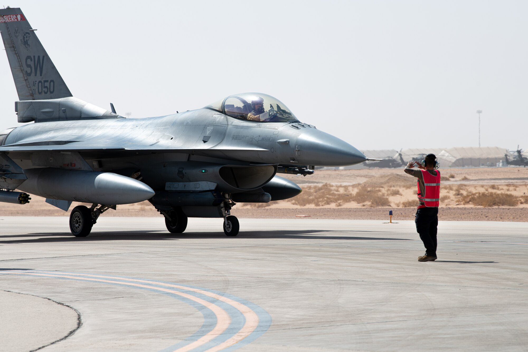 Airmen from the 77th Fighter Generation Squadron completed an Integrated Combat Turnaround training exercise Jan. 28, 2021, at Prince Sultan Air Base, Kingdom of Saudi Arabia.