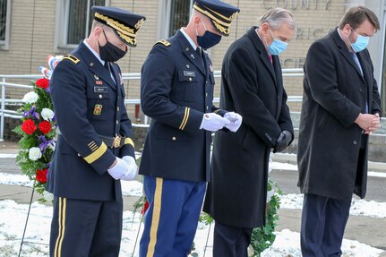 Wreath laying ceremony for President William McKinley