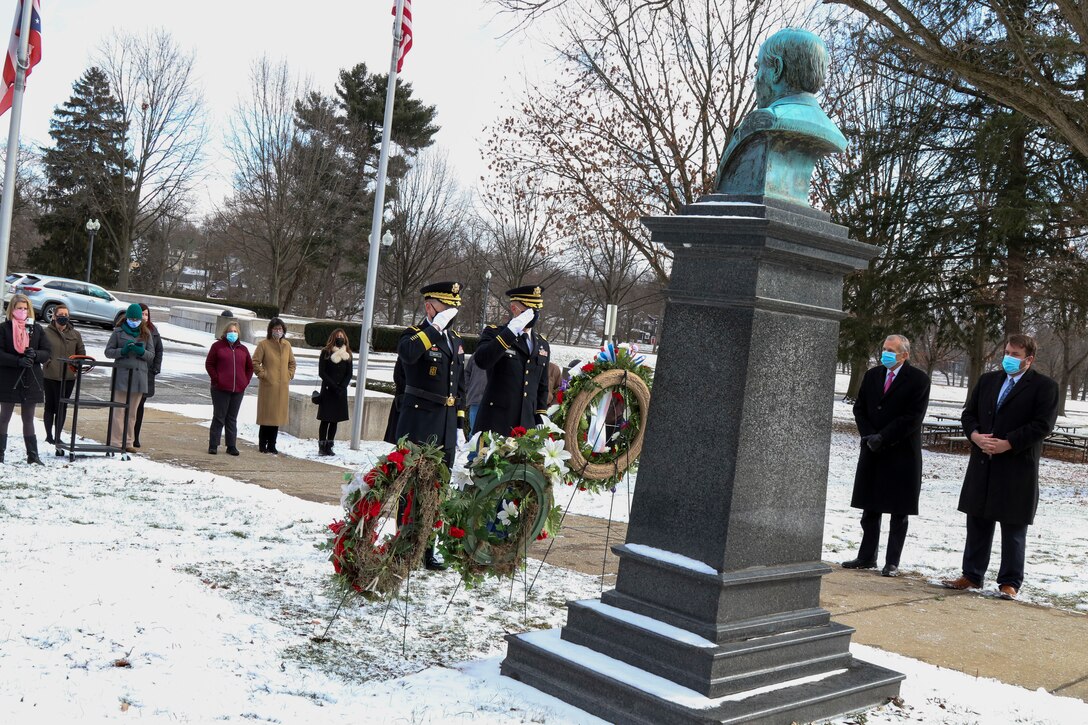 Wreath laying ceremony for President William McKinley