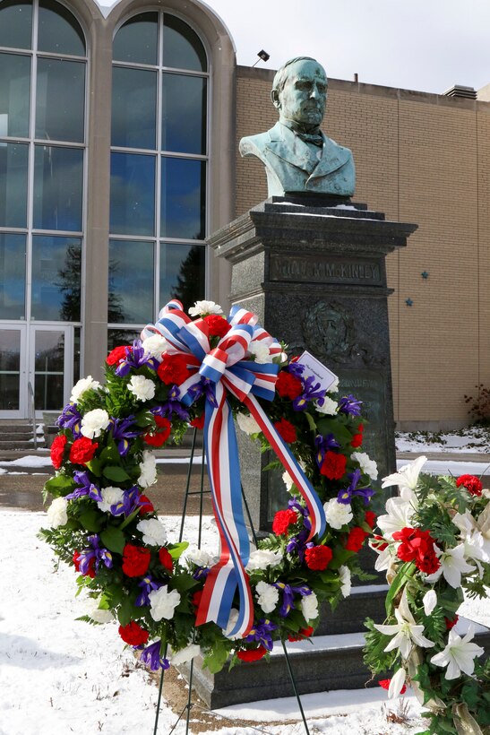 Wreath laying ceremony for President William McKinley