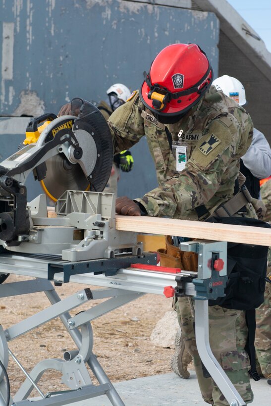 Soldier participates in Urban Search & Rescue exercise in Nevada