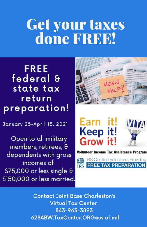 Free tax service available for military, including reservists > 315th Airlift Wing > Article Display - Vimarsana News