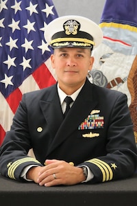 Official Portrait of CDR Jeffery L. Burke