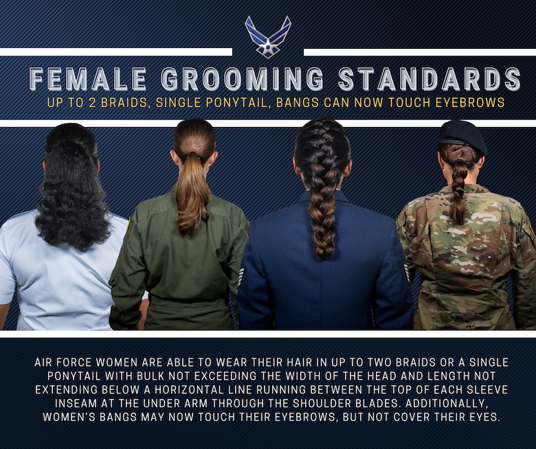 New hairstyle options now available for female Airmen > Air Combat