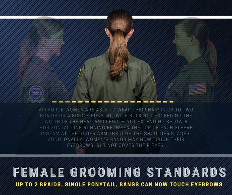 New hairstyle options now available for female Airmen > Goodfellow Air