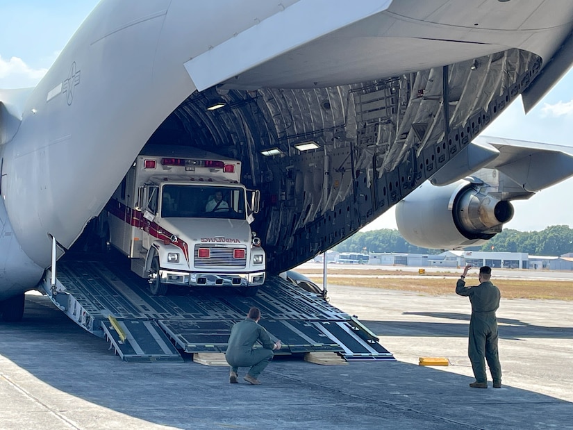 Reservists Deliver Critical Firefighting Gear to Central America