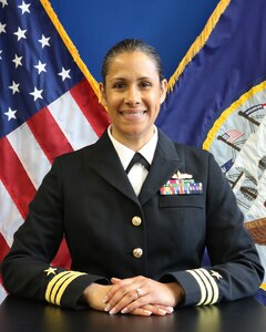 Studio portrait of Cmdr. Theresa L. Kaylor