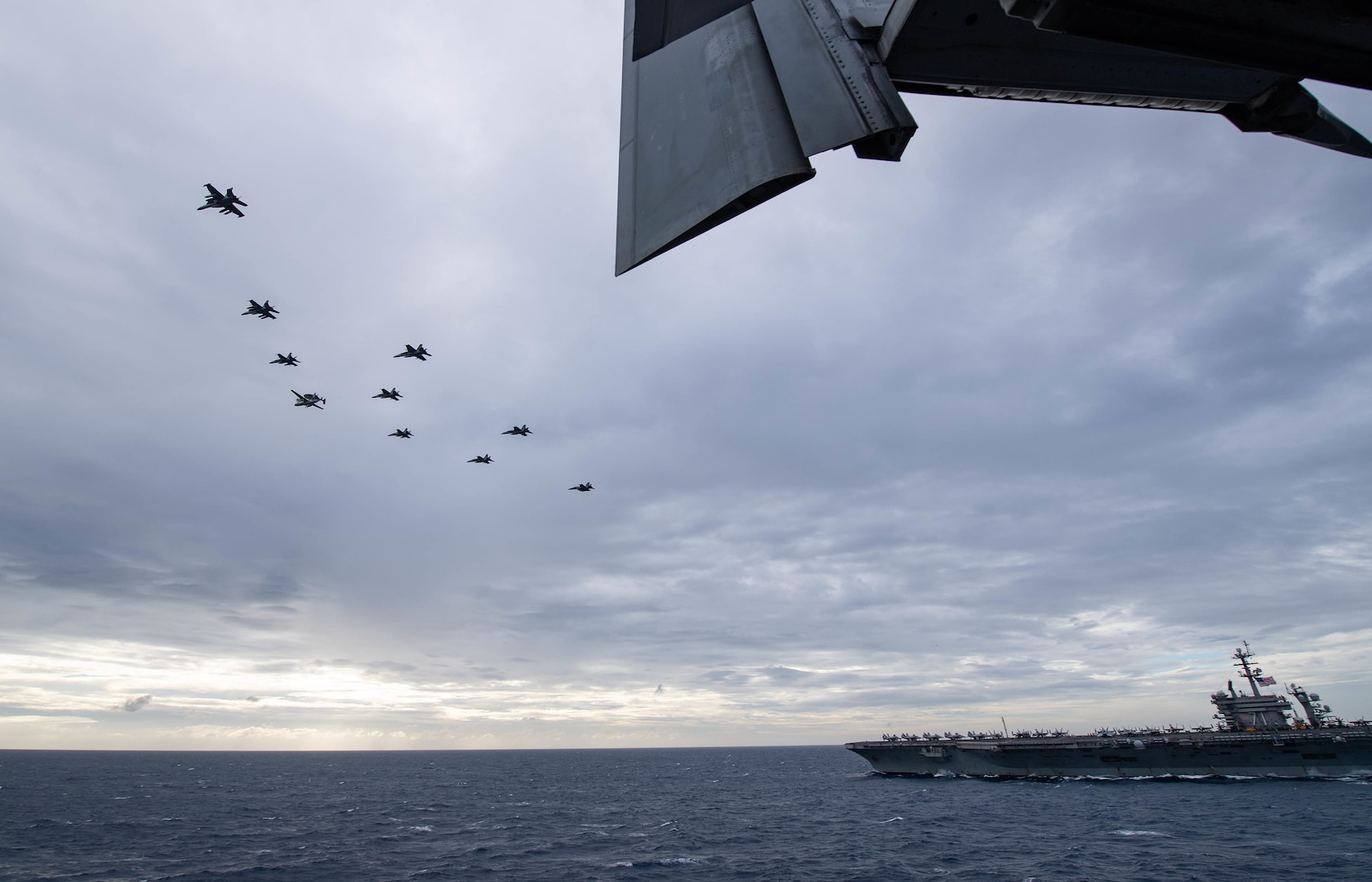 Theodore Roosevelt Carrier Strike Group Operates with Nimitz Carrier Strike Group