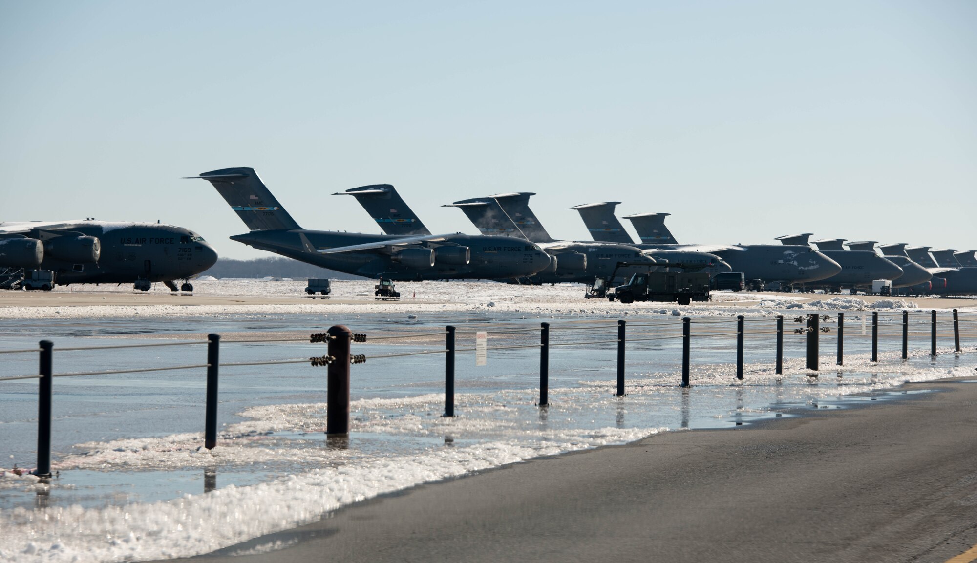 Snapshot: 512th conducts icy spot inspection