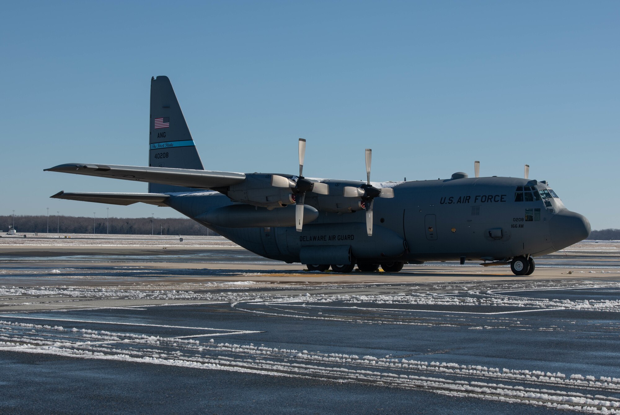 Snapshot: 512th conducts icy spot inspection
