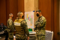 United States Marines and Sailors with Chemical Biological Incident Response Force (CBIRF) assist with security efforts of the 59th Presidential Inauguration in Washington, D.C., Jan. 20, 2021. CBIRF supports the Joint Task Force – National Capital Region and the United States Secret Service with advanced chemical, biological, and radioactive emergency response forces trained to expeditiously render life-saving aid. (U.S. Marine Corps photo by SSgt Kristian S. Karsten/Released)