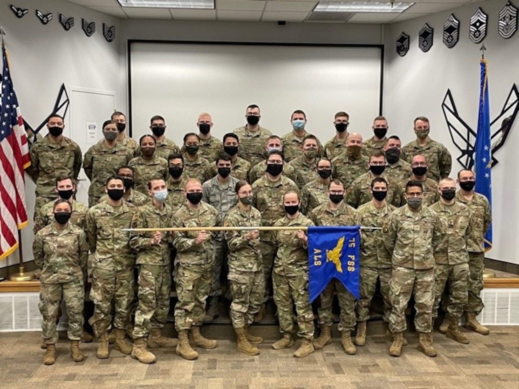 Airman Leadership School Class 21-B class photo.