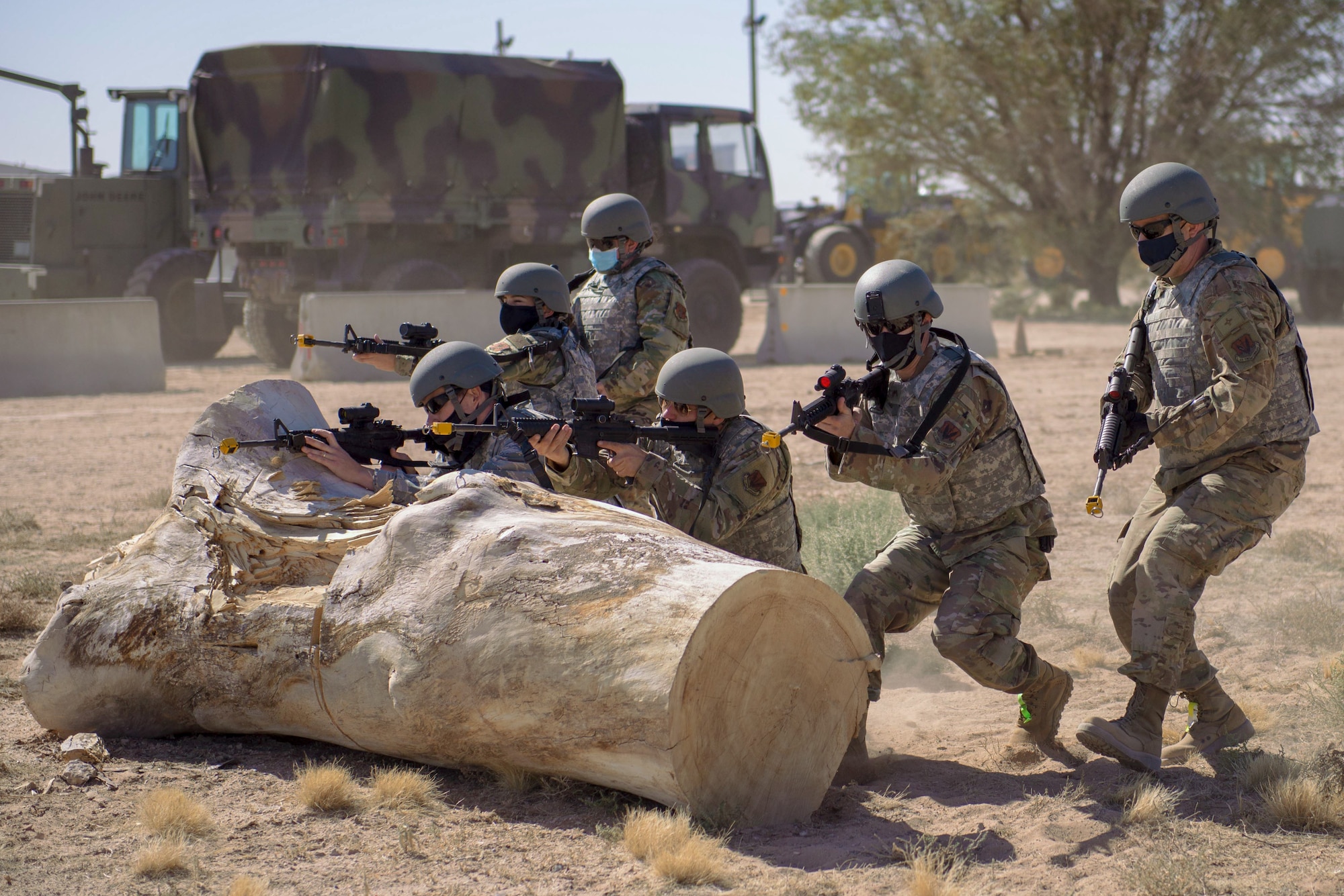 The 210th RED HORSE Squadron conducted a field training exercise in 2020 to ensure mission readiness. FTXs attempt to simulate what Airmen would encounter during a deployment.