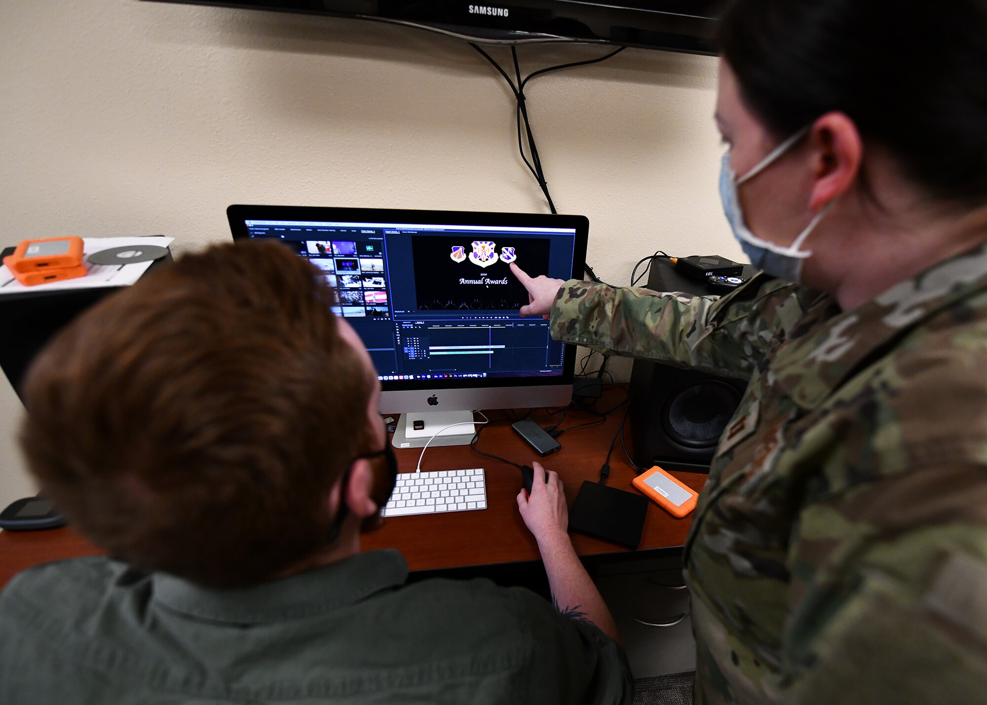 944th Fighter Wing Reserve Citizen Airmen came together to plan what is normally a major social event for the unit, while keeping health safety measures in mind.