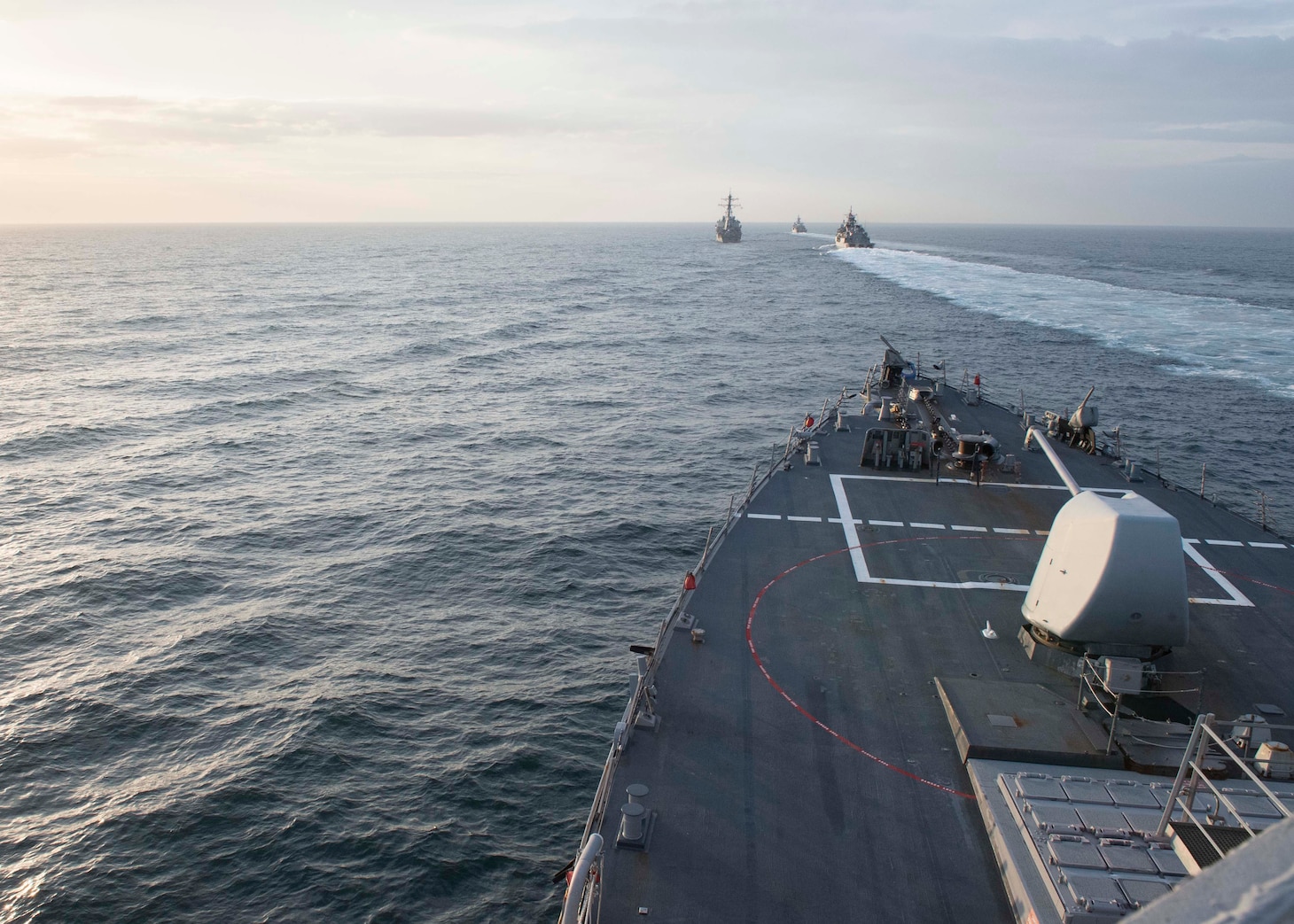 USS Porter (DDG 78) operates with the Turkish navy in the Black Sea.