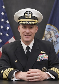 Studio portrait of Capt. Kevin J. Hoffman