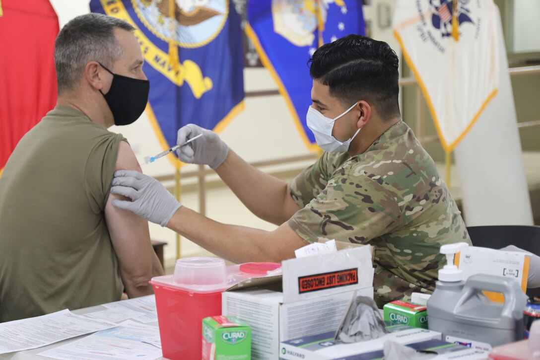 COVID-19 vaccine rollout ongoing in U.S. Army Central footprint