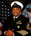 Studio portrait of CMDCM Jay’e Jerrod’e Bell