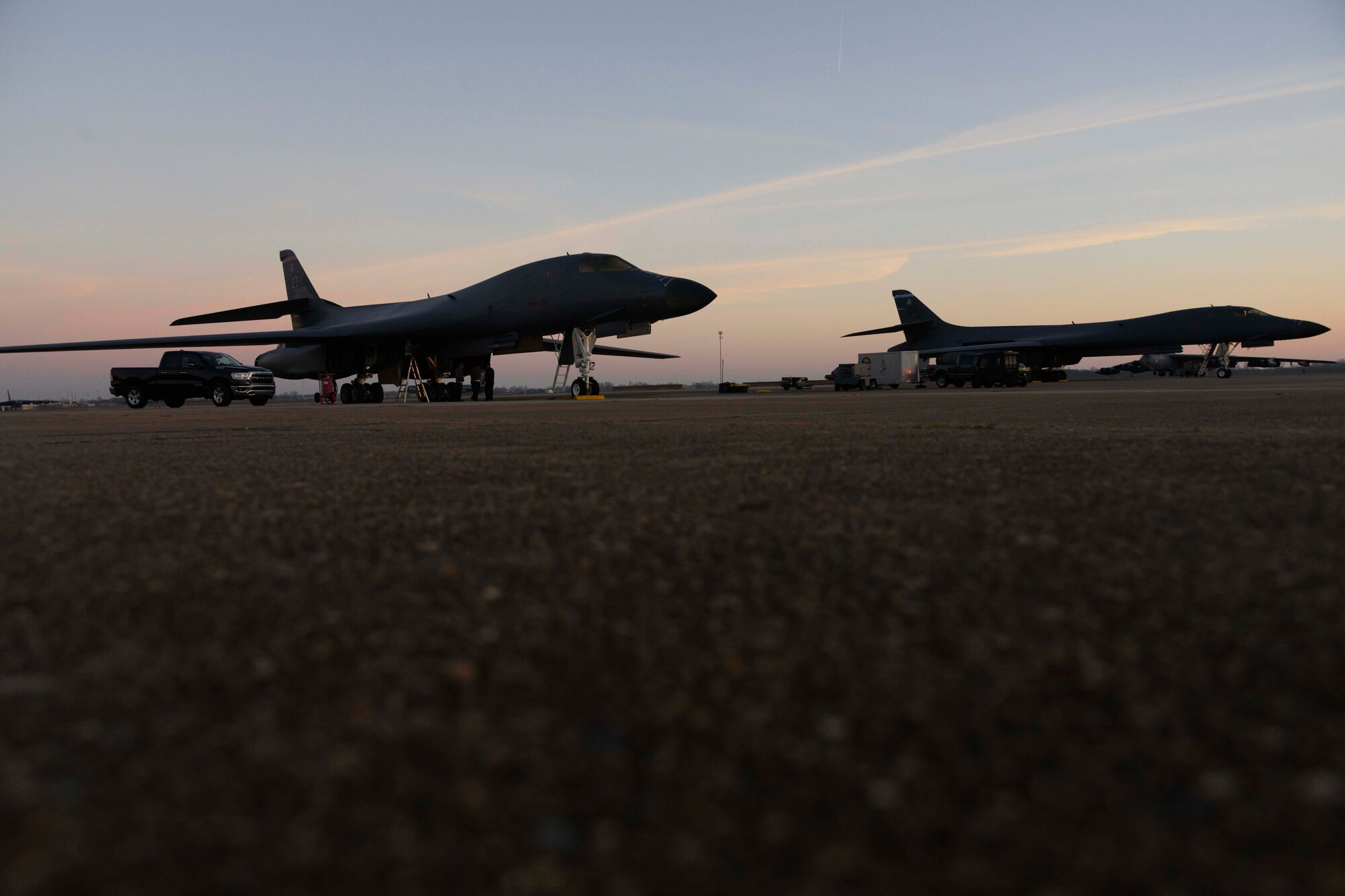 B-1 and B-52 launch