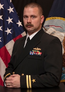 Studio portrait of Lt. Brian A. Skirvin