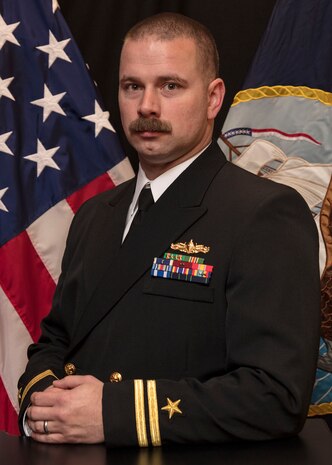 Studio portrait of Lt. Brian A. Skirvin