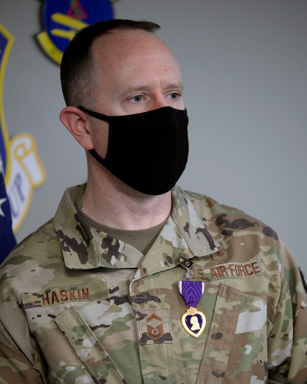 Wright-Patt Airman receives Purple Heart