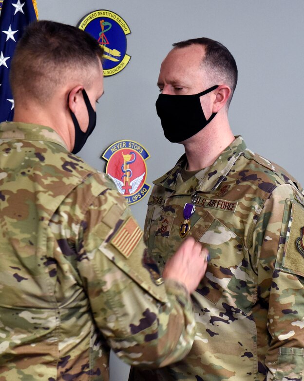 Wright-Patt Airman receives Purple Heart
