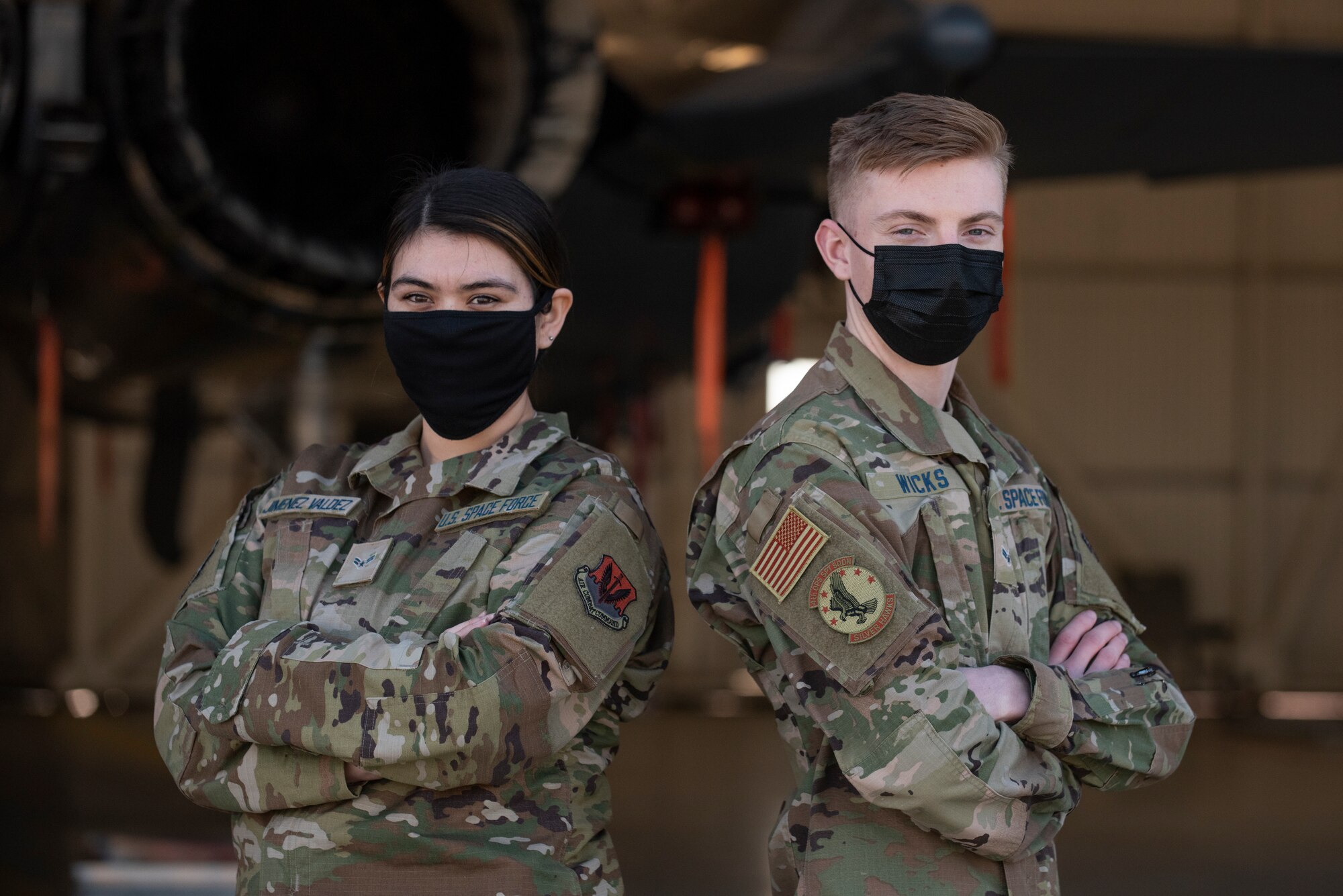 Two SJAFB Airmen enlist into the Space Force