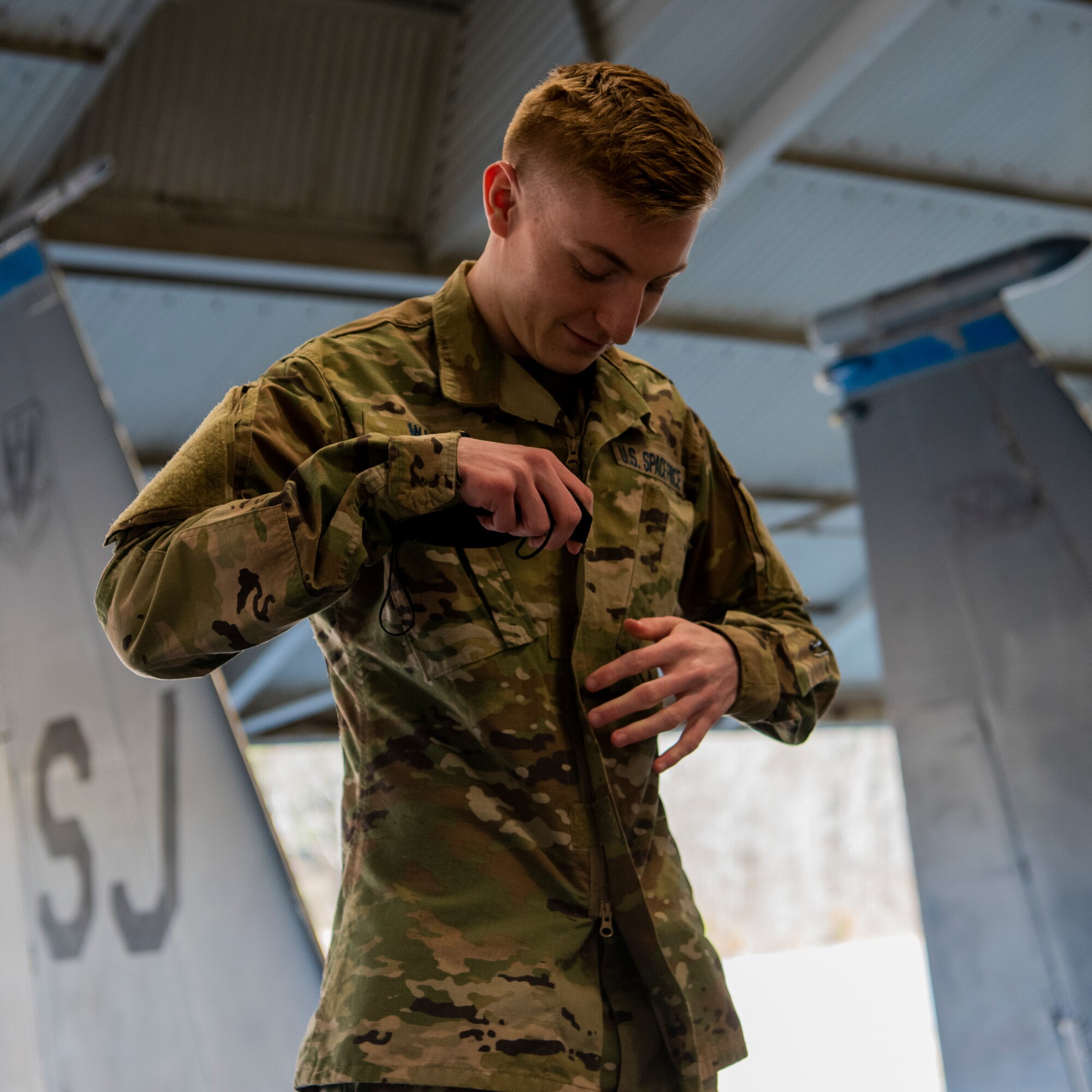 Two SJAFB Airmen enlist into the Space Force