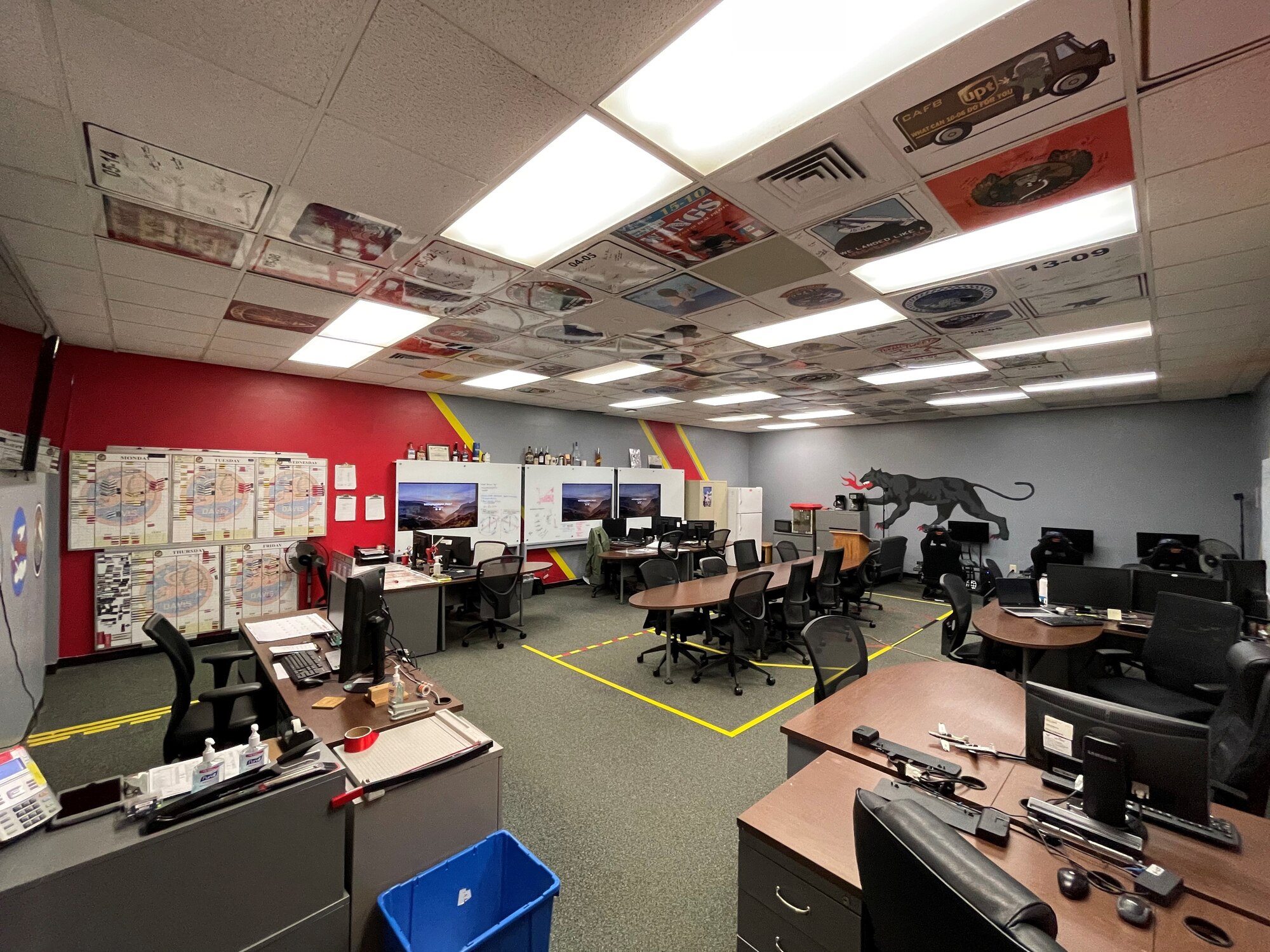 The 41st Flying Training Squadron at Columbus Air Force Base, Miss. opened up an innovation flight room in honor of General Benjamin O. Davis Jr., commander of the 99th Fighter Squadron and 332nd Fighter Group during World War II. Davis was the first African American general in the U.S. Air Force and commanded the Tuskegee Airmen. (U.S. Air Force photo by Tech. Sgt. Javier Cruz)
