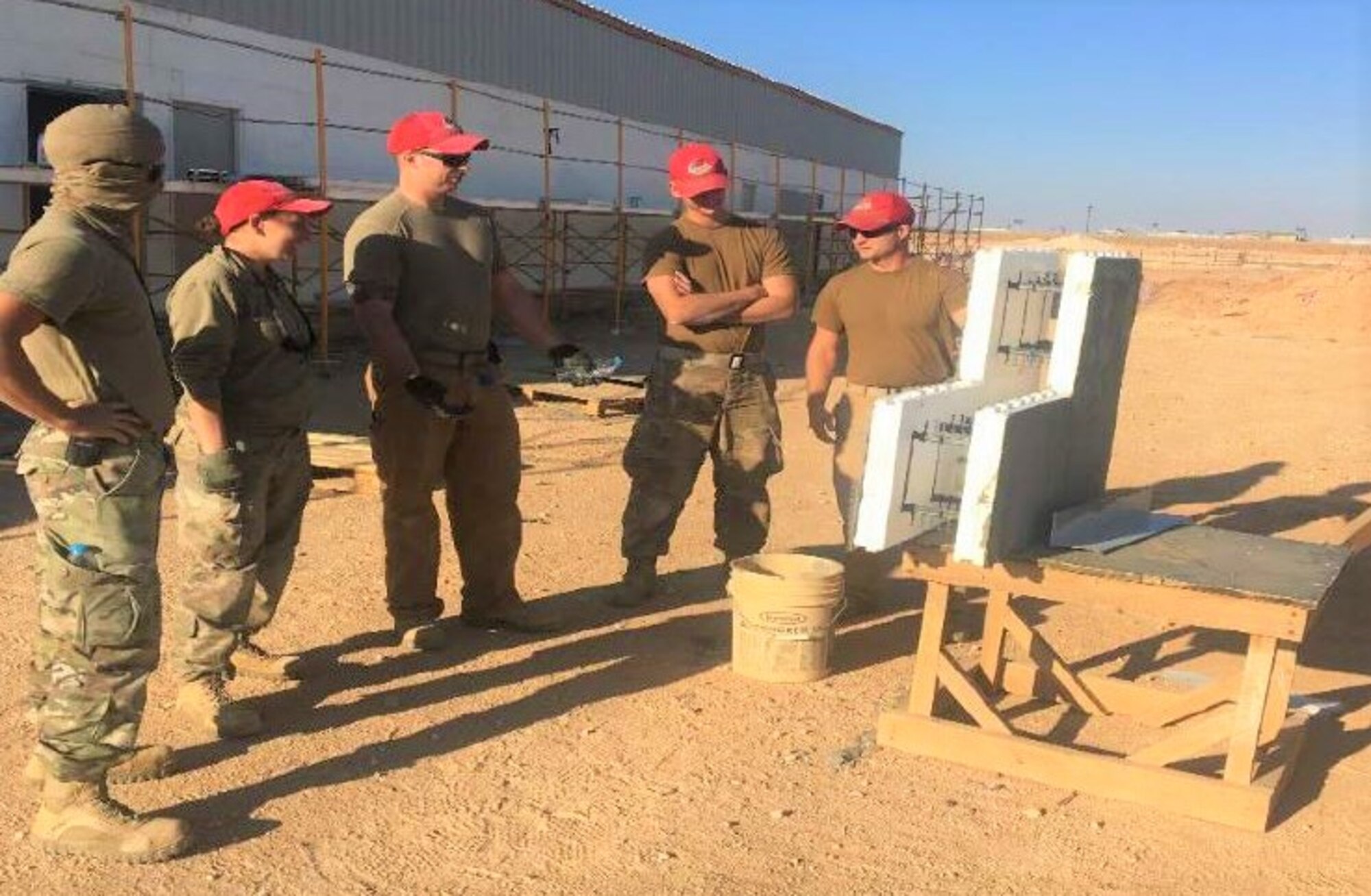 Air Force RED HORSE engineers building new dining facility