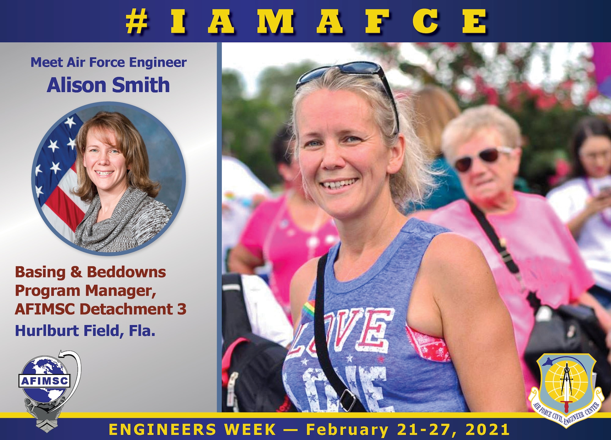 Graphic highlighting Alison Smith