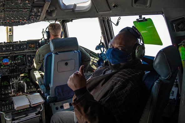 Dr. Rick Rigsby tour Altus AFB.