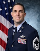 Official photo for Chief Master Sgt. Michael J. Rozneck.